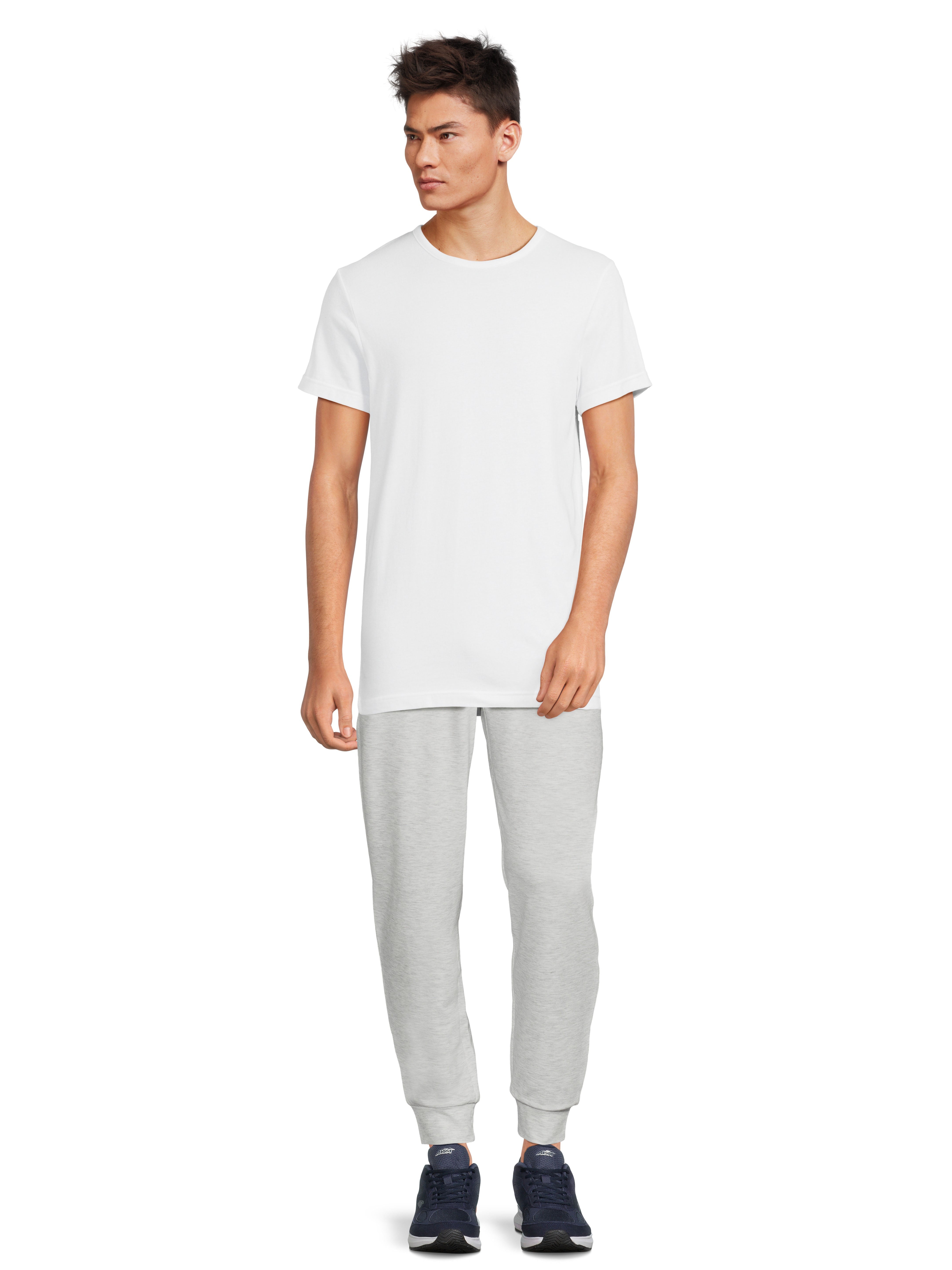 U.S. Polo Assn. Men's White Crewneck Tee with Short Sleeves, Sizes S-3XL