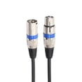 thumbnail image 3 of Cable de audio XLR Yuyangstore 1 metro Negro y Azul XLR de 3 pines, 3 of 8