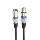 thumbnail image 3 of Cable PCV con cubierta XLR macho a hembra, cable de audio para micrófono y azul 1 metro, 3 of 8