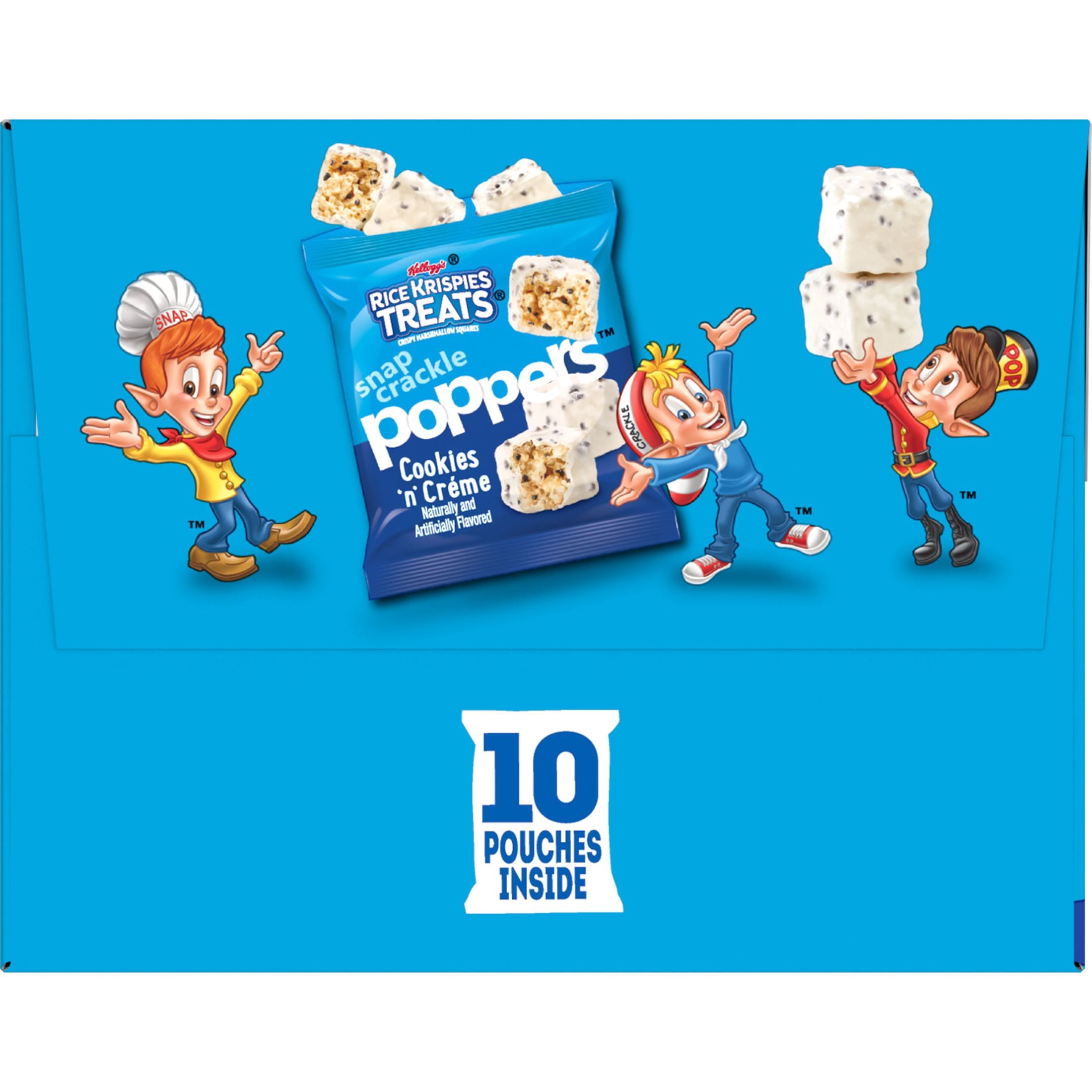 Rice Krispies Treats Poppers Cookies'n'Creme Marshmallow Breakfast Bites, 10 oz, 10 Count