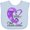 Blue, variant on Inktastic Care, Support, Cure- Alzheimers Awareness Boys or Girls Baby Bib