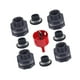 thumbnail image 3 of Conector de tanque de agua, Kits de grifo de mamparo de jardín, con de enchufe, Kits de conector de barril de lluvia estable reutilizables para 1 pulgada, 3 of 8