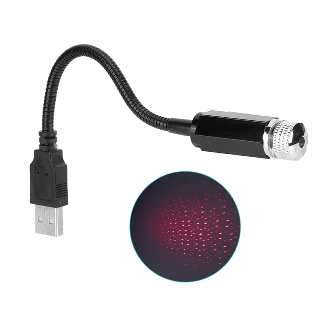 Car Ambient Light, Romantic Projector Decorative Lamp Car Ceiling Light Interior Lamp, Universal For Car Red,Blue Purple