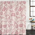 thumbnail image 3 of Abstract Spring Floral Waterproof Fabric Shower Curtain,Farmhouse Summer Botanical Waterproof Fabric Shower Curtain for Bathroom Curtains Bathtubs Hotel Shower Curtains with 12 Hooks Small 36x78in, 3 of 8