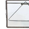 thumbnail image 2 of Saltoro Sherpi 7" Horizontal Display Metal Easel Frame with Glass panel, Antique Gray, 2 of 3