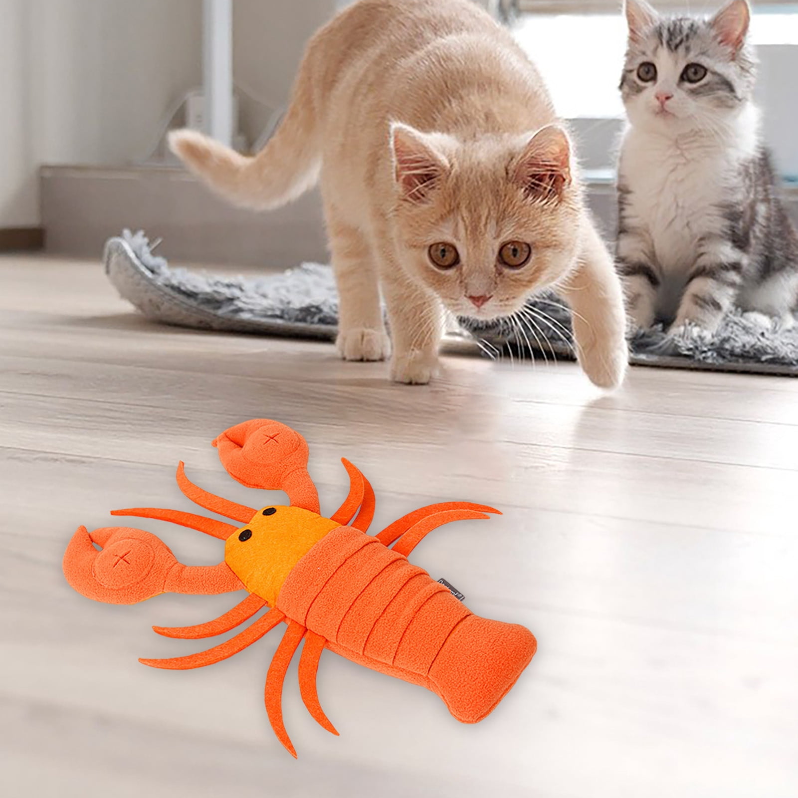 Pet Toys Molar Cartoon Lobster Sniff Feeding for Slow Eating Interactive Chew Training Toy for Dogs Inside Outside