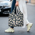 thumbnail image 7 of General Daisies Pattern Daisy Canvas Shoulder Bag for Commuting, 7 of 7