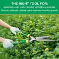 thumbnail image 4 of Miracle-Gro 21" Hedge Shears – Carbon Steel Blades, Comfort Grip, 4 of 6
