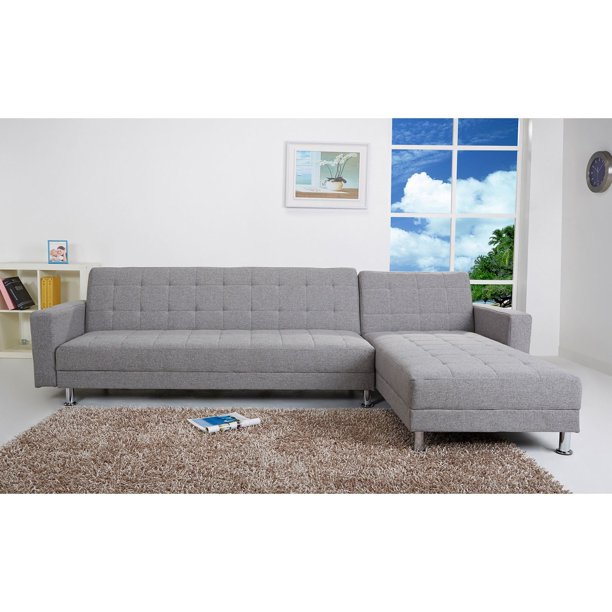 Gold Sparrow Frankfort Fabric Convertible Sectional Sofa Com Gold Sparrow Frankfort Fabric, Frankfort Convertible Sectional Sofa Bed