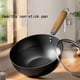 thumbnail image 3 of Fish Scale Pattern Flat Bottom Non-Stick Pan with Lid, New Uncoated Non-Stick Household Cooking Pan, Round Cooking Wok for Induction & Gas Stoves, Dishwasher-Friendly (26cm/10.24in), 3 of 7
