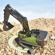 1/14 Rc Excavator 593 Huina Toys Model Car Gift Battery 2.4G Remote Control 22Ch