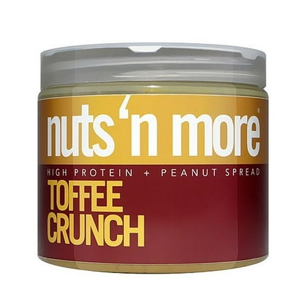 Nuts 'N More Toffee Peanut Butter Crunch, 16 Oz (Best Crunchy Peanut Butter)