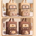 thumbnail image 2 of ZheElen Primary School Capacity Kit Cartoon Canvas With Pockets Detachable Case Tutoring Book Cartoon Large Capacity Kit type+3, 2 of 6