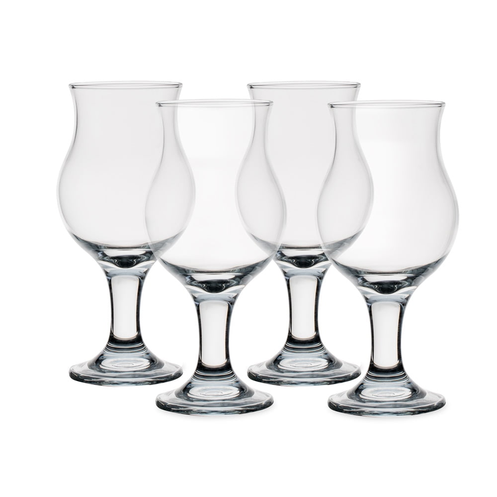 Caribbean Cooler Stemmed Daiquiri Cocktail Glasses 12 oz Set of 4 by