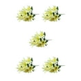 thumbnail image 2 of Baohd Add Beauty To Any Setting With Artificial Flowers And Plants Silk Artificial Flowers For Decorations Fake Flowers yellow 5Set, 2 of 6