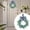 black+white, variant on 6 inch Christmas Wreaths for Front Door Christmas Wreaths with Leaves Burlap Bow for Festive Holiday Home Christmas Decor (Black+White)