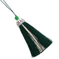 thumbnail image 2 of Billuyoard Llavero con borla, colgante colgante ligero, llavero duradero exquisito, bonito anillo Retro Vintage para llaves con bolsa de cordón Artesanía Verde negruzco, 2 of 6