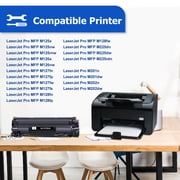 A AZTECH 83A 83X Toner Cartridge Compatible for 83A CF283A CF283X LaserJet Pro MFP M127fw M127fn M225dn M225dw LaserJet Pro M201dw M201n Printer (Black, 2-Pack)