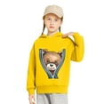 thumbnail image 3 of Sudadera con capucha para bebé, niño y niña, sudadera informal con estampado para bebé, regalo para niña, blusa, 3 of 5