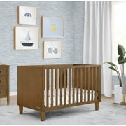 Delta Children Sonny 4-in-1 Convertible Baby Crib, Chestnut
