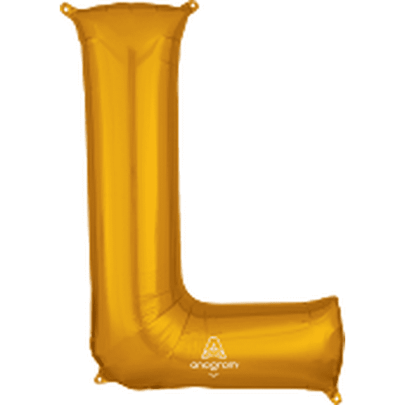 LRG SHP LETTER L GOLD