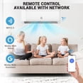 thumbnail image 4 of QinaQin 9000 BTU Mini Split Air Conditioner and Heat Pump, 19 SEER2 Inverter System with WiFi, 4 of 8
