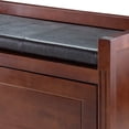 thumbnail image 2 of Winsome Boris Bench Seat Cushion, Espresso Finish, 2 of 7