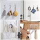 thumbnail image 5 of Large Adhesive Hooks for Hanging Heavy Duty 22 lbs Robe & Towel Hanger, Waterproof Adhesive Wall Hooks for Home,Office- 6 Pack, 5 of 5
