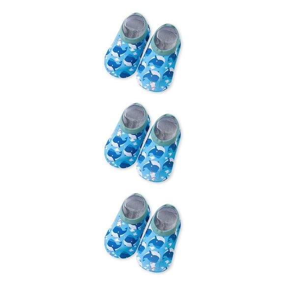 Soidarity 1 par de zapatillas de agua para niños, suela de silicona, adorables zapatos de natación para exteriores, interiores, playa, hogar, Type1 NO1