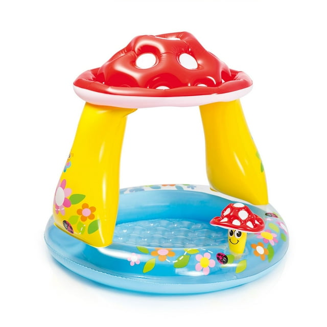 Intex Centre de Jeu Aquatique Gonflable avec Champignons pour Tout-Petits et Bébés, Piscine pour Enfants de 1 à 3 Ans