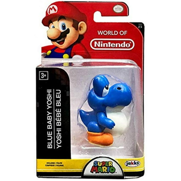 World Of Nintendo Wave 11 2 5 Blue Baby Yoshi World Of Nintendo Brings Many Of It Classic Characters To The 2 By Jakks Pacific Walmart Com Walmart Com