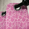 thumbnail image 4 of Ambesonne Hot Pink Grommet Curtain, Abstract Giraffe Skin, 50" x 63", White Pink, 4 of 6