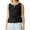 501_Black, variant on Jxximdong Tank Top for Women Women's Blouse Solid Color Tie With Bow Sleeveless Shirt Casual Spring Tops for Women