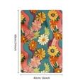thumbnail image 2 of Shiartex Non-Woven Rubber Foot Pad Floor Mat Flowers Pattern Home Entrance Outside Entry Indoor Outdoor 24x16in, 2 of 5