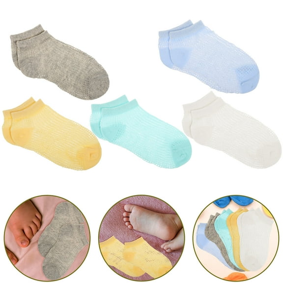 FRCOLOR 5 Pairs Socks Casual Coordinating Colors Child