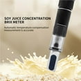 thumbnail image 3 of Refractómetro De Leche De Soja Medidor De Concentración De Leche De Soja De Alto Rendimiento Probador De Contenido De Azúcar Portátil Fácil De Usar Con Ocular Ajustable Para Jugo De Fruta De Leche De sonducket TO003659-00, 3 of 7