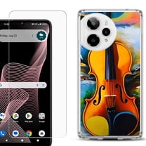 Phone Case for ATT Verge 2 5G, with Screen Protector, by OneToughShield - Violin