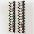thumbnail image 3 of vidaXL Wall Mounted Wine Racks for 12 Bottles 2 pcs Black Iron, 3 of 4