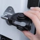 thumbnail image 3 of Protector de tapa de silicona para cerraduras de puerta de coche de 4 piezas – Protector de absorción de impactos universal para sedán SUV, resistente a arañazos, resistente a la intemperie, negro, 3 of 7