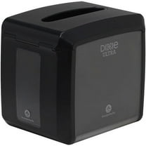 Dixie Ultra Napkin Dispenser Interfolded Dispenser - 275 x Napkin - 7.2" Height x 7.6" Width x 6.1" Depth - Black - Rubber Feet, Non-slip Base, See Through Window, Slip Resistant