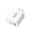 White, variant on JilgTeok 1 Packs Two Type C and One USB 40W Fast Charging Charger Suitable for Smartphone Universal Multi Port PD Charging Head Charger Replacement Spare for Home Travel