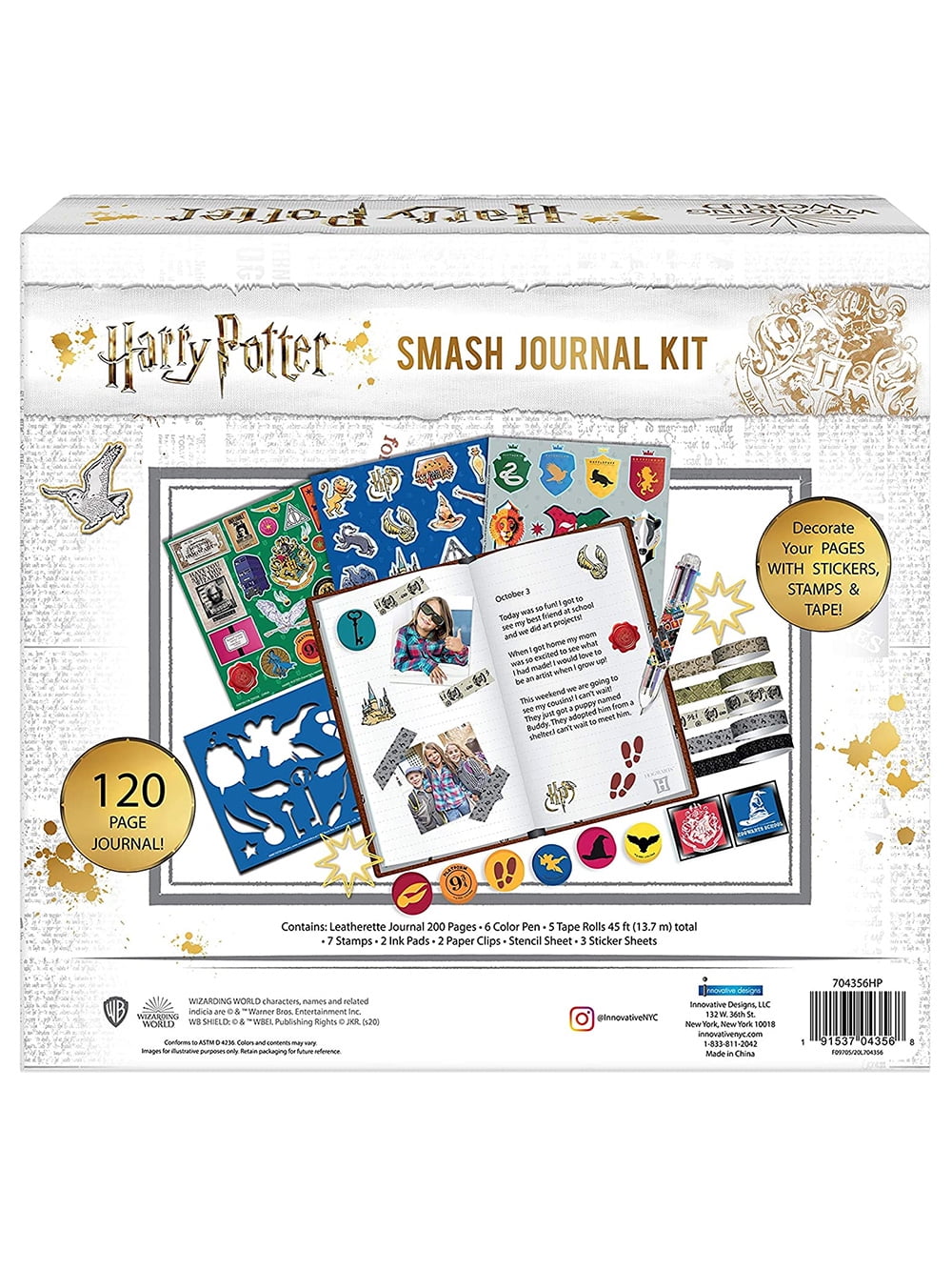 Harry Potter Smash Journal Kit 200 Page
