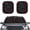 American Flag Bear, variant on Jiueut Sloth Cross Print Universal Fit Windshield Sun Shade Foldable 2pcs Car Sunshades Reflective Fabric Sun Visor Accessories Keep Your Car Cool
