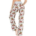 thumbnail image 3 of CROPD Women's Pajama Pants Christmas PJs Pajama Bottoms Women Wide Leg Sleep Lounge Pants, 3 of 5