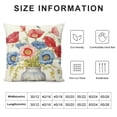 thumbnail image 5 of Shiartex  Pillow Covers Corn Poppy Floral Mason Jar Home Sweet Home Spring Summer Pillows Decorative Throw Pillows Cushion Case Decorations Farmhouse Decor for Couch Sofa, 5 of 5
