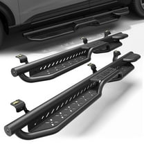 POFENZE Running Boards Side Steps for 2020 2021 2022 2023 2024 Ford Explorer and LincoIn Aviator Crew Cab Black Step Bars for SUV