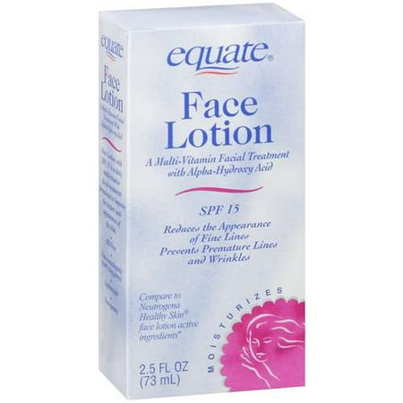 Equate A Multi-Vitamin Facial Treatment Face Lotion 2.5 oz
