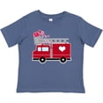 thumbnail image 3 of Inktastic Valentine's Day Red Firetruck with Pink Hearts Boys or Girls Baby T-Shirt, 3 of 5