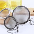 thumbnail image 1 of Zootealy 4 Sizes 304 Stainless Steel Round Ball Tea Infuser Mesh Holes Chain Sphere Coffee Herbal Filter Strainer Cooking Tools, 1 of 8