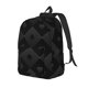 thumbnail image 1 of Disketp Black Poker print Canvas Backpack Lightweight Travel Daypack Student Rucksack Laptop Backpack-Small, 1 of 5